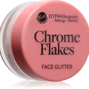 Prémium BellHYPOallergenic Chrome Flakes csillámok az arcra