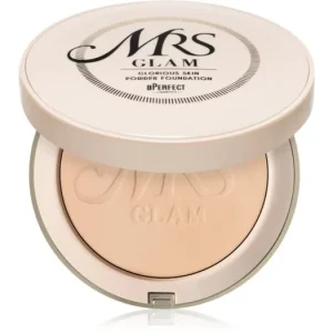 Újdonság BPerfectMrs Glam Glorious Skin kompakt púder matt hatásért