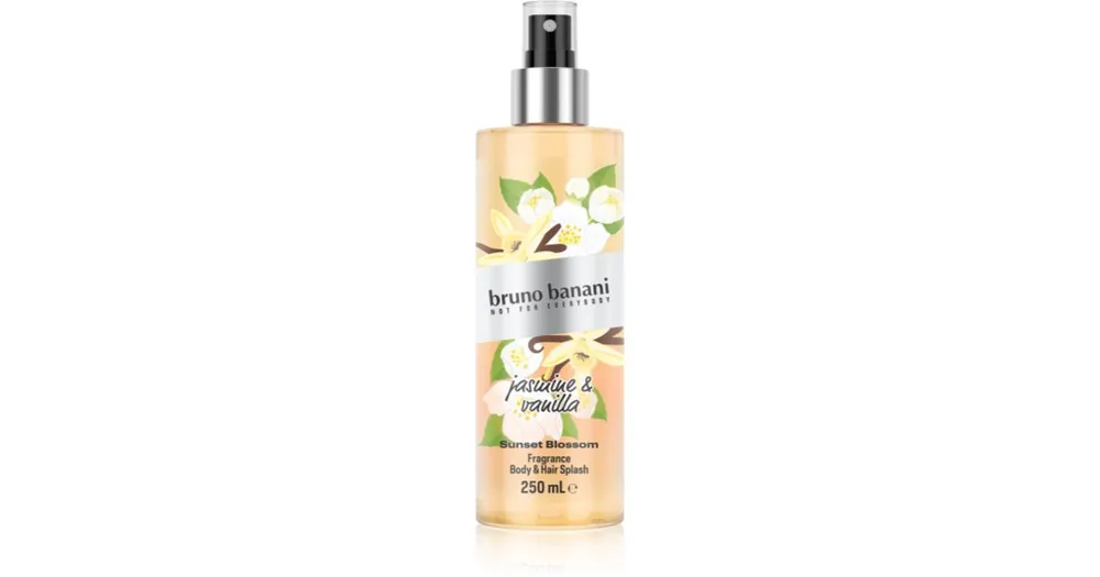 Vásárlói kedvenc Bruno BananiSunset Blossom Jasmine & Vanilla illatosított haj- és testpermet