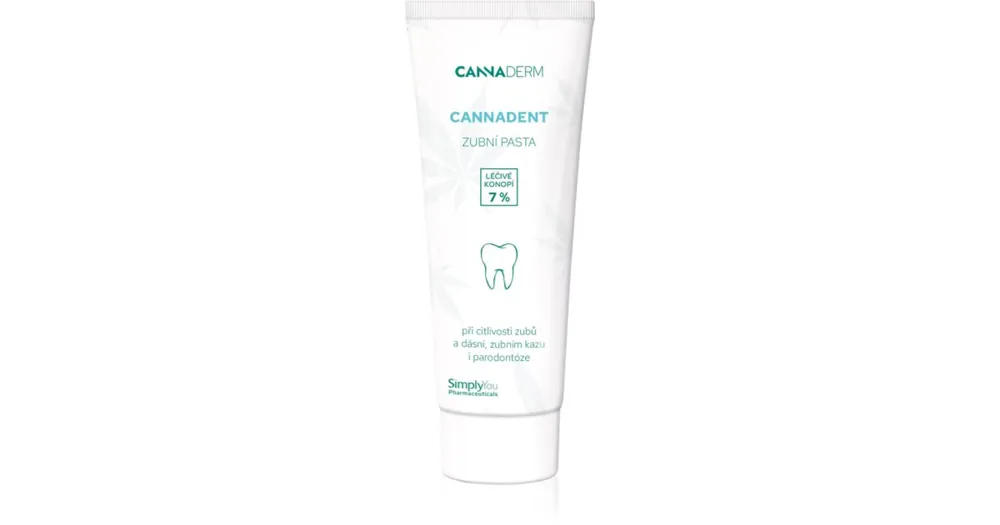 Kiárusítás CannadermCannadent Alkaline toothpaste fogkrém gyógynövényekkel kender olajjal