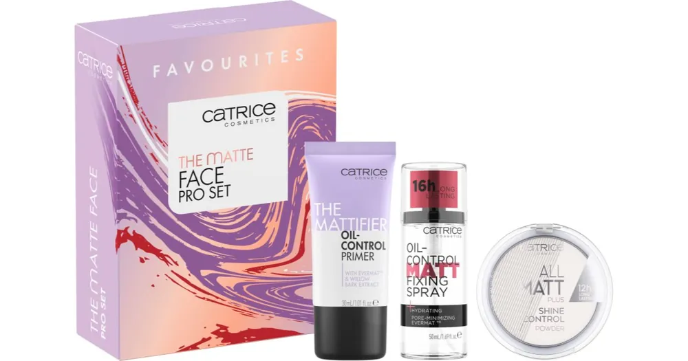 CatriceThe Matte Face Pro Set ajándékszett matt hatásért Korlátozott ajánlat