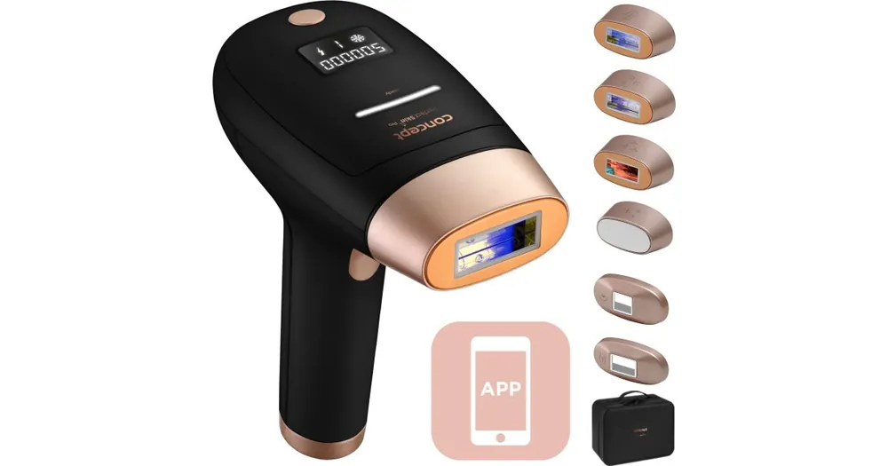 Csak ma ConceptPerfect Skin Pro Anti-Age IL5020 IPL epilátor testre, arcra, bikinivonalra és hónaljra