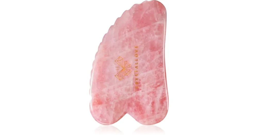 Biztonságos fizetés CrystalloveRose Quartz 3D Gua Sha masszázs szegédeszköz