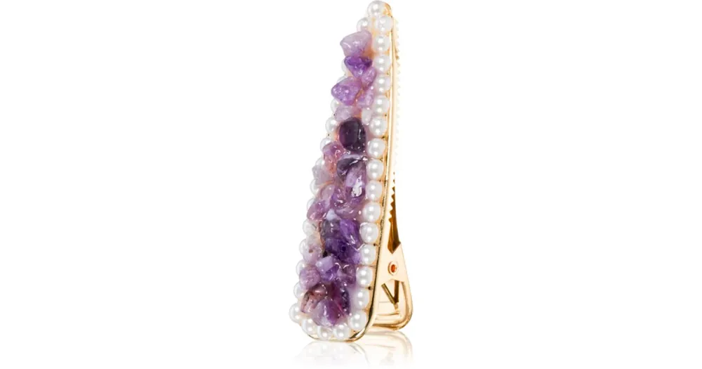 CrystalloveAmethyst Hair Clip hajcsat Prémium