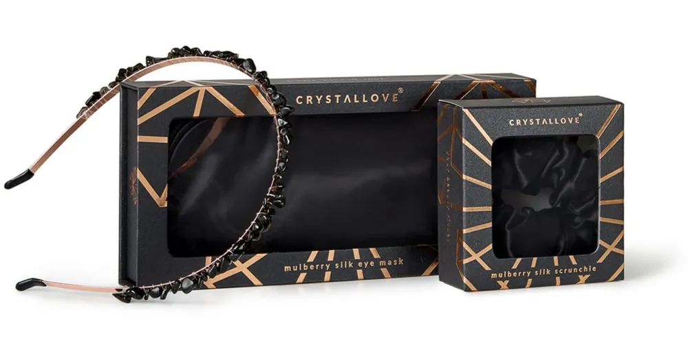 Olcsóbb CrystalloveBlack Silk Set szett hajra