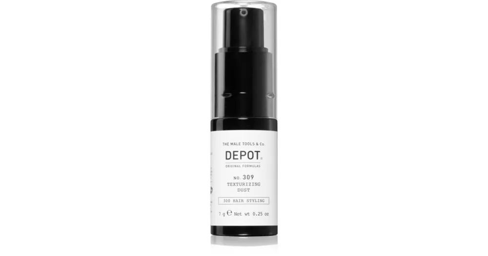 DEPOT300 HAIR STYLING NO. 309 TEXTURIZING DUST haj púder a dús hatásért Akció