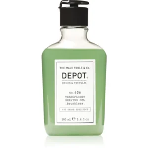 Korlátozott ajánlat DEPOT400 SHAVE SPECIFICS NO. 406 TRANSPARENT SHAVING GEL .brushless. borotválkozási gél