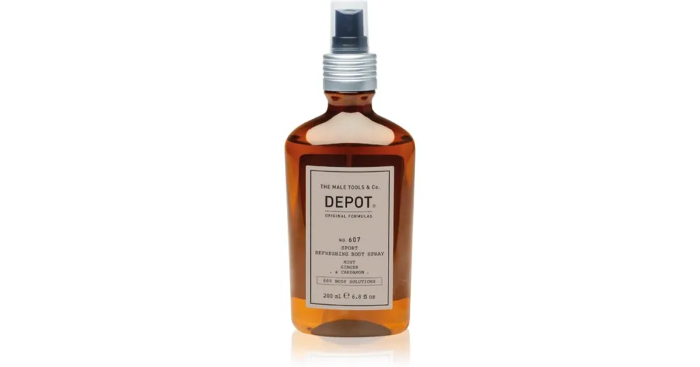 DEPOT600 BODY SOLUTIONS NO. 607 SPORT REFRESHING BODY SPRAY frissítő test spray uraknak Olcsóbb