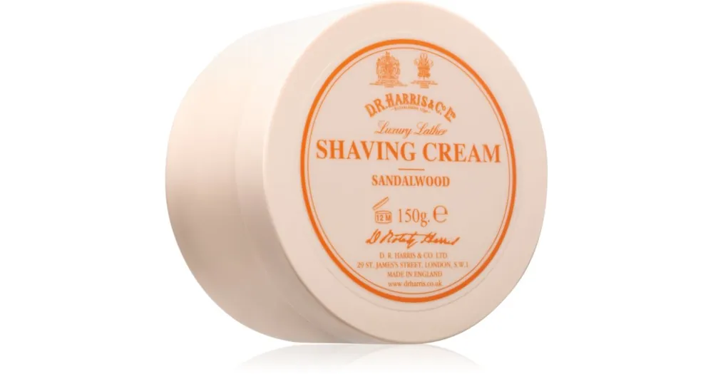 D.R. HarrisShaving Cream Sandalwood borotválkozási krém Outlet