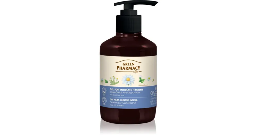 Green PharmacyChamomile Gel for Intimate Hygiene gél intim higiéniára az érzékeny bőrre Népszerű