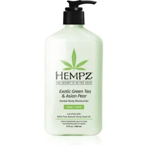 HEMPZExotic Green Tea & Asian Pear hidratáló testápoló tej Korlátozott ajánlat