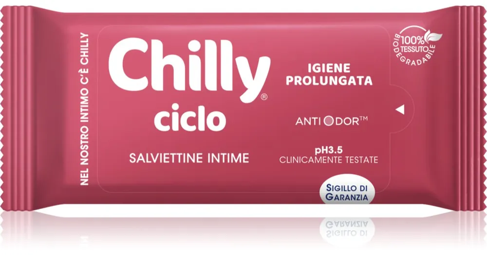 Utolsó esély ChillyCiclo Intimate Wipes papírtörlők az intim higiéniához