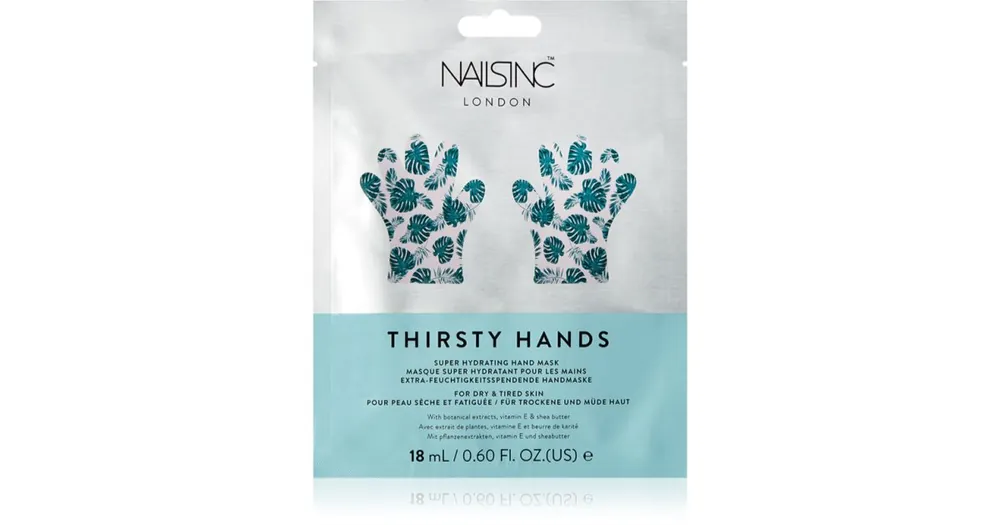 Nails Inc.Thirsty Hands hidratáló maszk kézre Népszerű