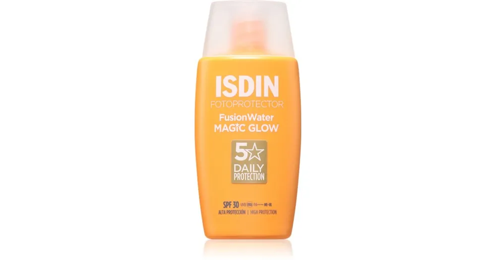 ISDINFotoprotector FusionWater Magic Glow napozó krém az arcra Olcsóbb