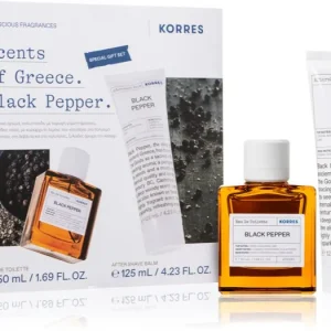 Árcsökkenés KorresBlack Pepper ajándékszett uraknak