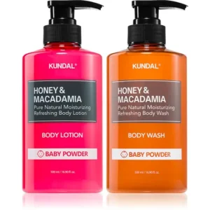 Ajánlat KUNDALHoney & Macadamia Baby Powder szett testre