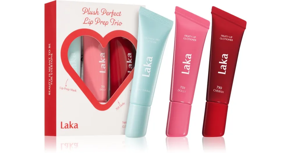 Legjobb ár LakaPlush Perfect Lip Prep Trio ajándékszett az ajkakra