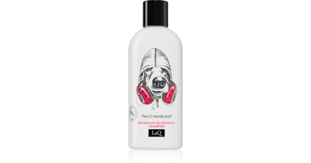 Bestseller LaQMusic Purifies Cool Dogy tusfürdő gél és sampon 2 in 1