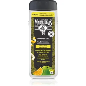 Akciós ár Le Petit MarseillaisGreen Orange & Lime Zest tusfürdő gél 4 in 1