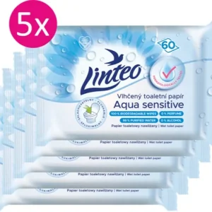 LinteoAqua Sensitive nedves WC papír Olcsó