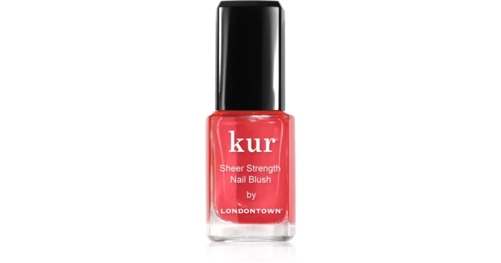 LONDONTOWNKur Sheer Strength Nail Blush feszesítő és világosító színezett bőrápoló körmökre Ne maradj le