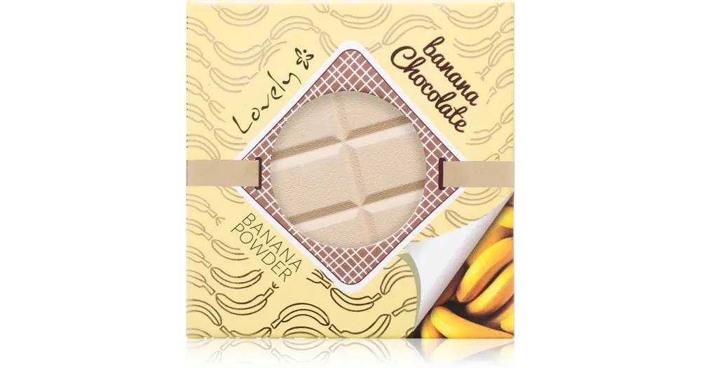 LovelyBanana Chocolate kompakt púder egységesíti a bőrszín tónusait Csak ma