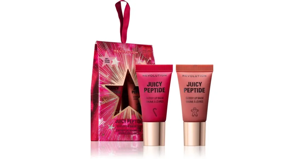 Biztonságos vásárlás RevolutionMakeup set Juicy Peptide ajándékszett az ajkakra
