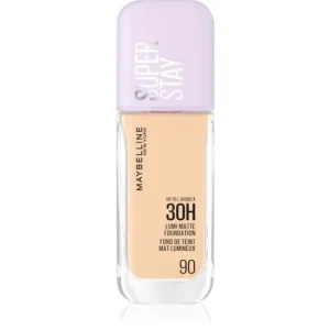 Nézd meg most MAYBELLINE NEW YORKSuperStay Lumi-Matte könnyű alapozó a hosszan tartó hatásért