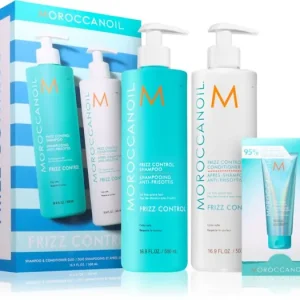 Kihagyhatatlan ajánlat MoroccanoilFrizz Control Shampoo & Conditioner Duo szett töredezés ellen