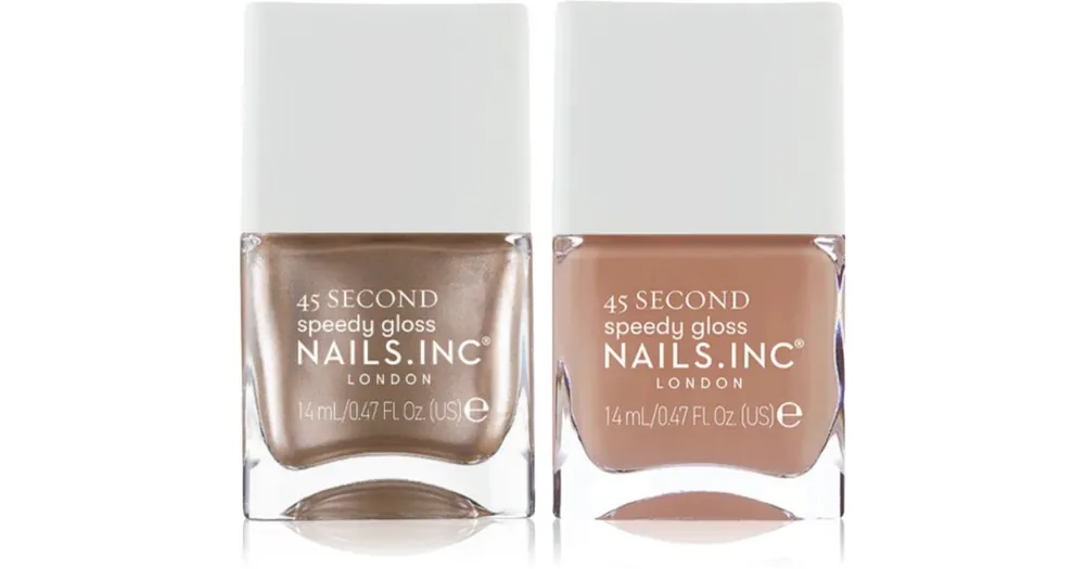 Nails Inc.45 Second Mocha Mousse körömlakk szett Rendeld meg most