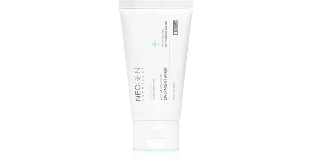 Neogen DermalogyA-Clear Soothing Overnight Mask nyugtató maszk problémás és pattanásos bőrre Olcsó