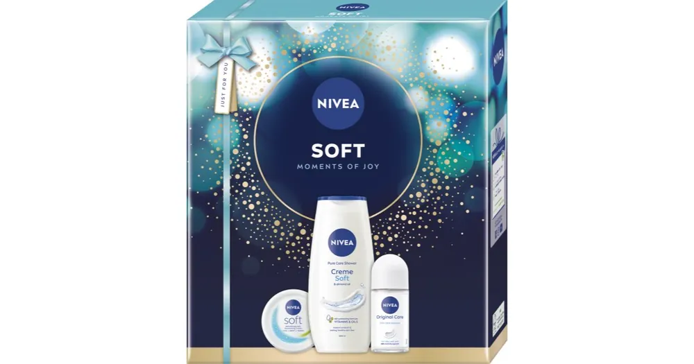 NIVEASoft Moments of Joy ajándékszett a finom és sima bőrért Árcsökkenés