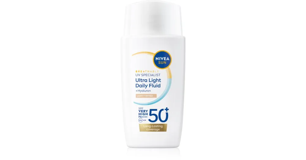 Ajánlat NIVEASUN Ultra Light gyengéd tonizáló fluid SPF 50+