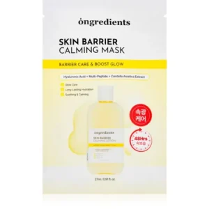 Szezonális akció OngredientsSkin Barrier Calming Mask nyugtató hatású gézmaszk a bőrgát erősítésére