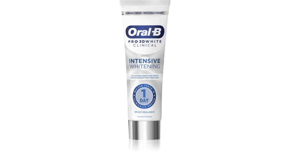 Oral-BPro-3D White Intensive Whitening intenzív fogfehérítő paszta Expressz szállítás
