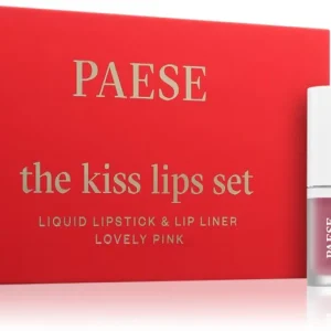 PaeseThe Kiss Lips Set Lovely Pink ajándékszett árnyalat 03 Lovely Pink Biztonságos fizetés