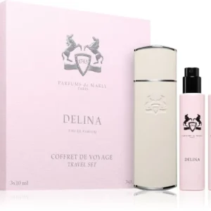 Parfums De MarlyDelina Travel Set utazási készlet tokkal hölgyeknek Vedd meg most