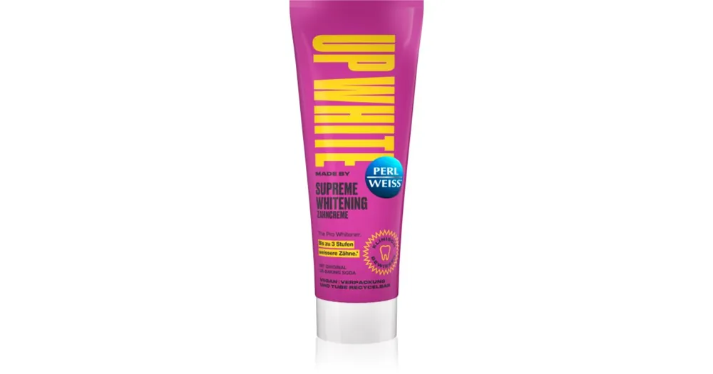 Legkelendőbb Perl WeissUp White Supreme Whitening fehérítő fogkrém