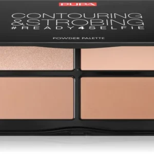 PUPA Milano READY4SELFIE Contouring & Strobing Púderes highlight és kontúr paletta élénkítővel Legkelendőbb