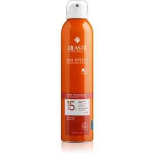 Korlátozott ajánlat RilastilSun System átlátszó napozó spray SPF 15