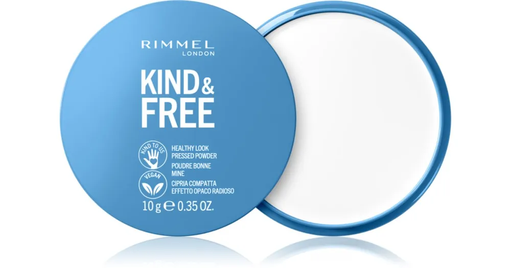 RimmelKind & Free Pressed Powder mattító púder Olcsóbb