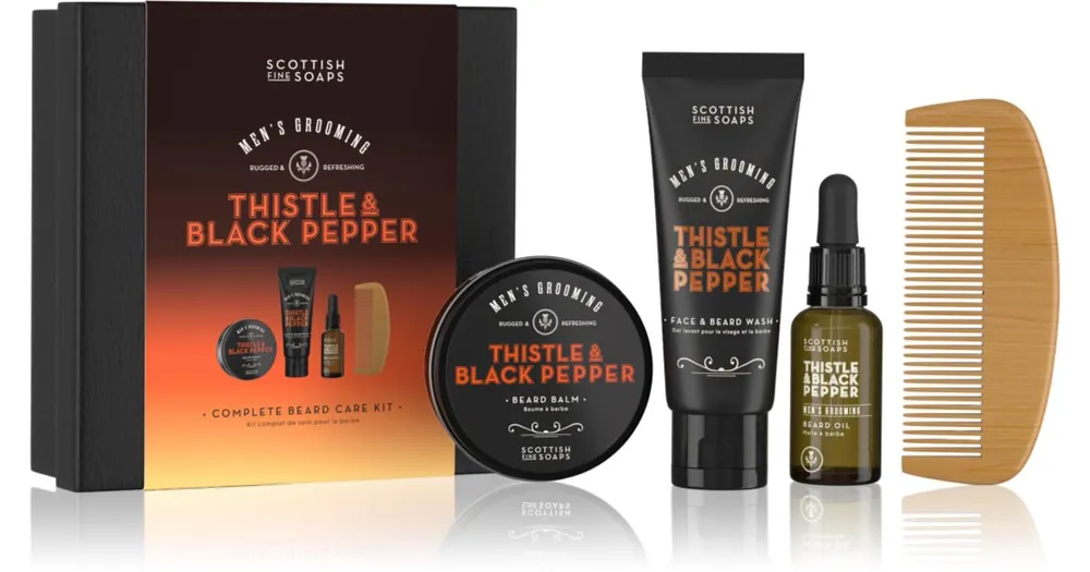 Scottish Fine SoapsThistle & Black Pepper ajándékszett uraknak Különleges ajánlat