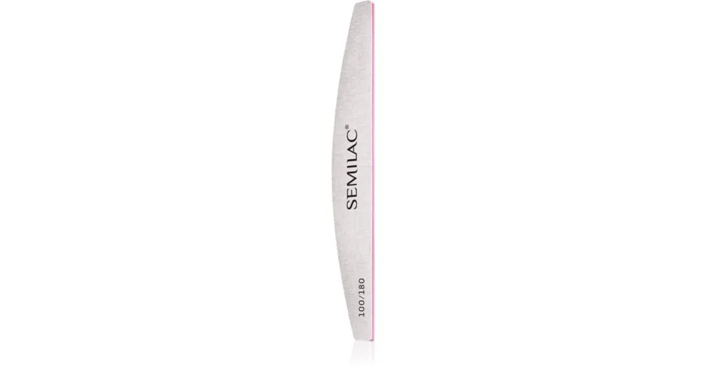 SemilacAccessories Nail File 100/180 Klasszikus körömreszelő két különböző érdeséggel Azonnal elérhető