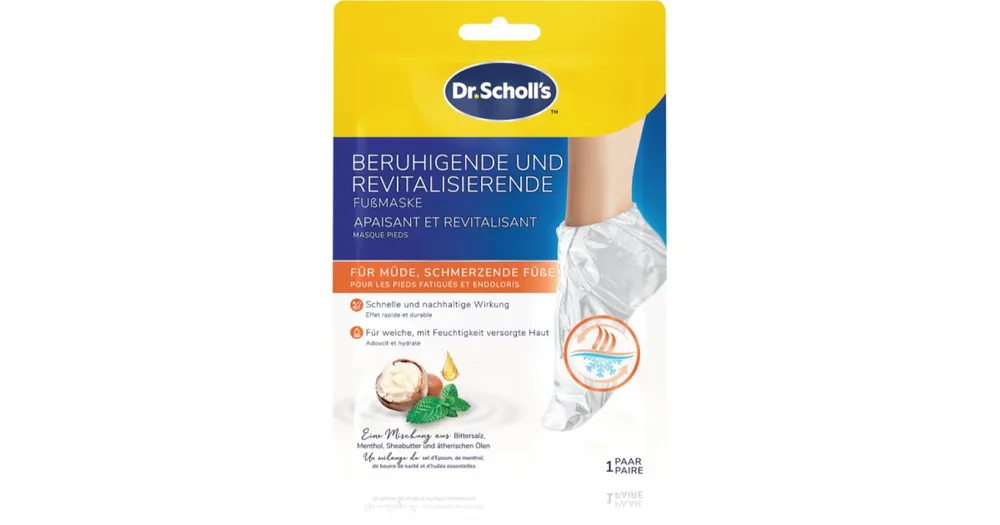SchollPedimask™ Soothing & Revitalizing frissítő és nyugtató maszk a fáradt lábra Szezonális akció