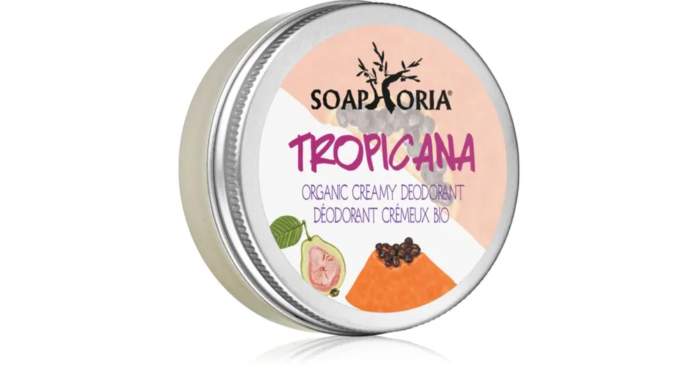 SoaphoriaTropicana Organic Creamy Deodorant organikus krémes dezodor Alacsony ár