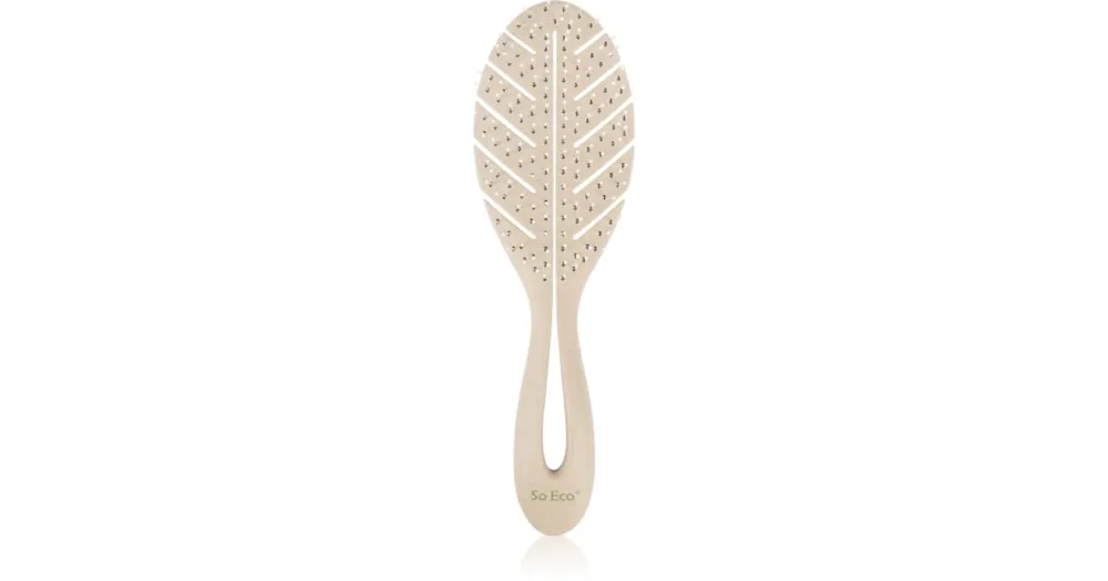 Különleges ajánlat So EcoBiodegradable Detangling Leaf Brush komposztálható kefe nedves hajra