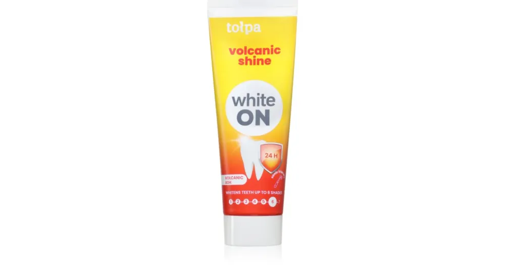 TołpaOn White Volcanic Shine fehérítő fogkrém Végkiárusítás