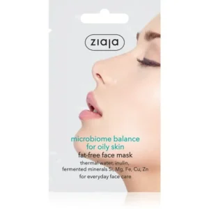 ZiajaMicrobiome Balance arcmaszk a faggyútermelés szabályozására Gyors kiszállítás