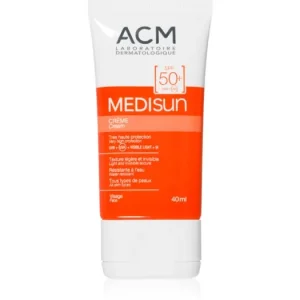 ACMMedisun vízálló napozó krém az arcra SPF 50+ Prémium