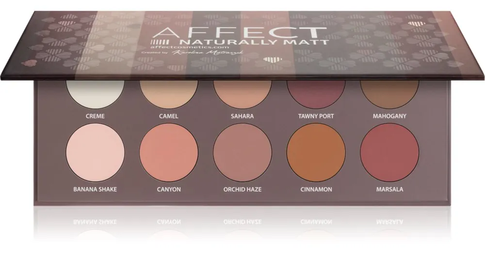 Azonnal elérhető AffectNaturally Matt szemhéjfesték paletta
